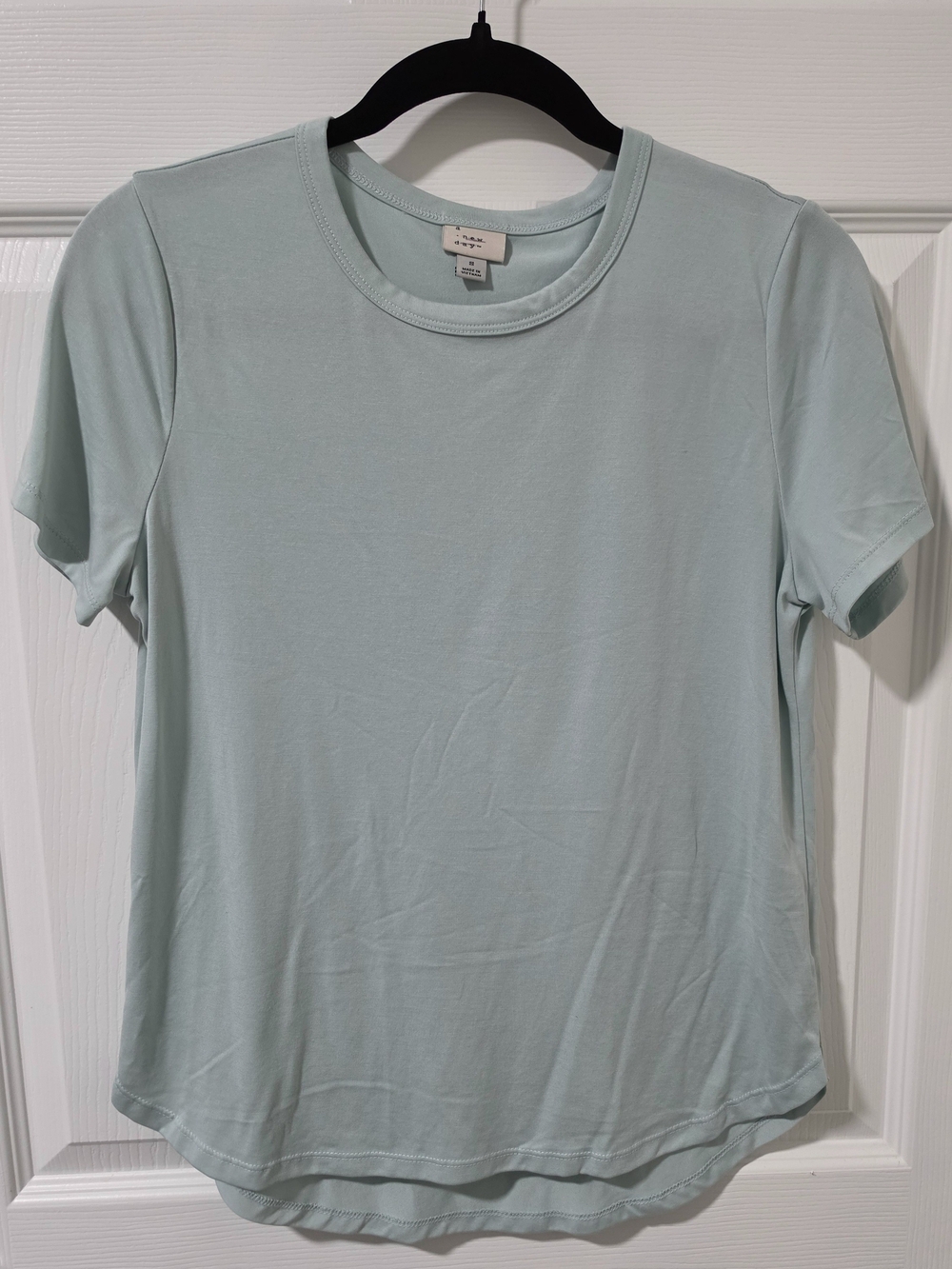 a new day Women's Crewneck Tee in Light Aqua